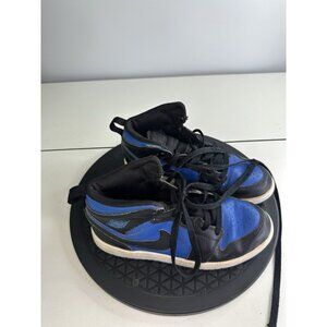 Nike Air Jordan 1 Mid Shoes "Royal Blue" Black White DQ8424-042 Size 2Y Youth
